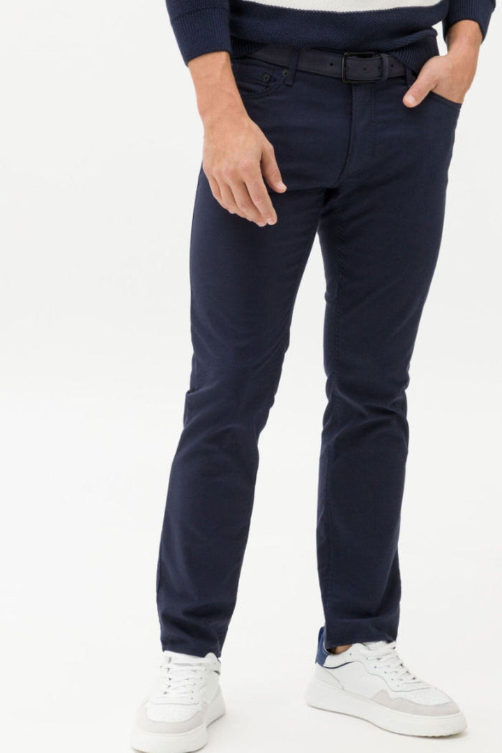 Pantalon cinq poches au look bicolore Brax 32 Marine 
