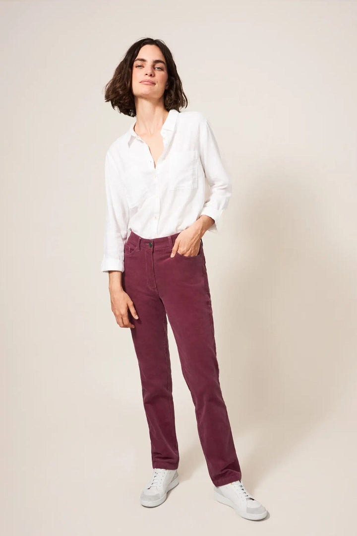 Pantalon corduroy Brooke Femme - Bas - Pantalon - Jeans White Stuff