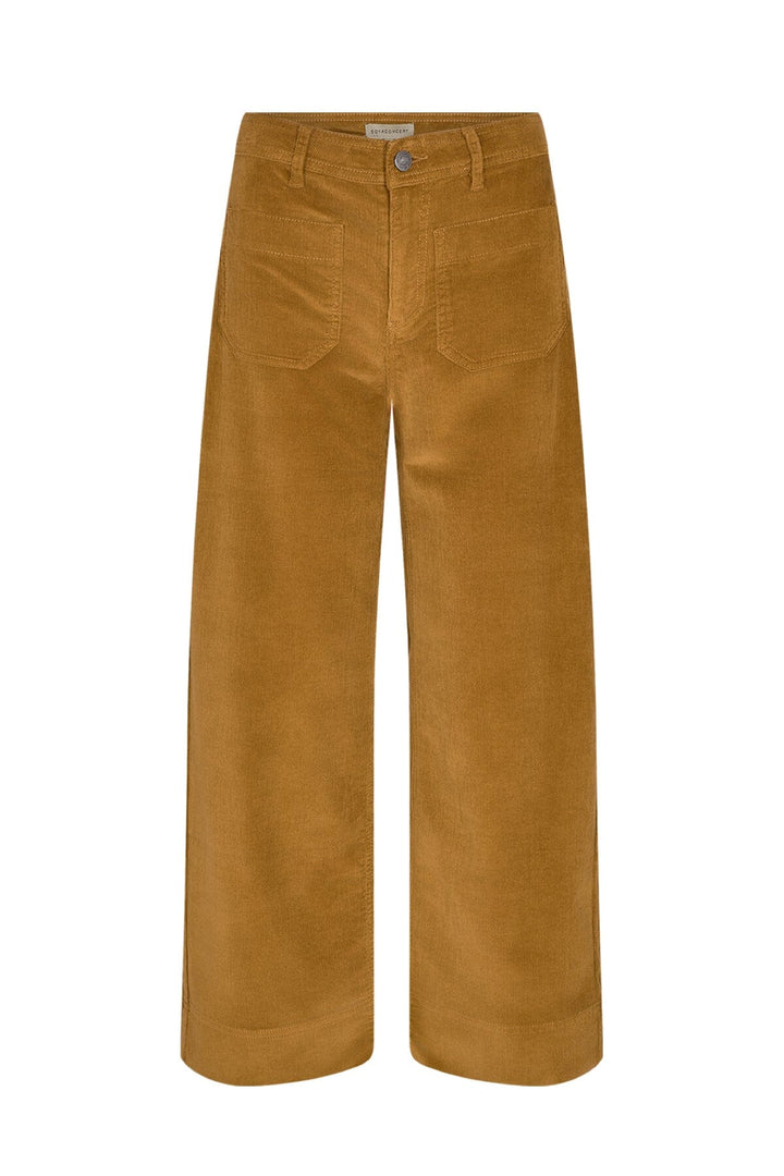 Pantalon en velours côtelé Soya Concept 4 Jaune 