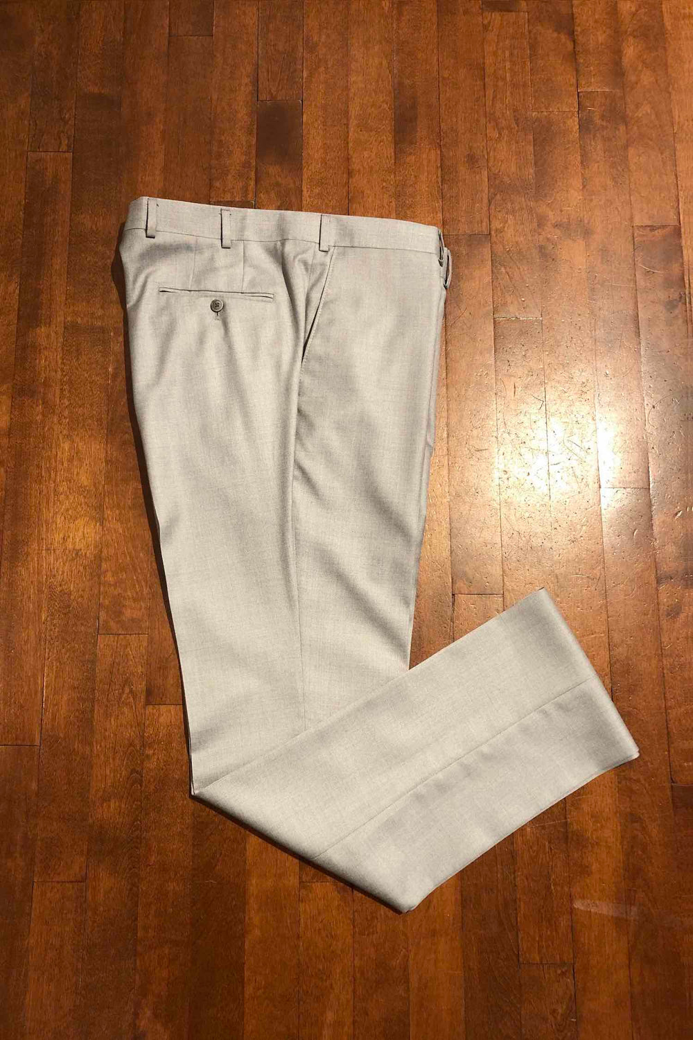 Pantalon gris p&acirc;le Samuelsohn 