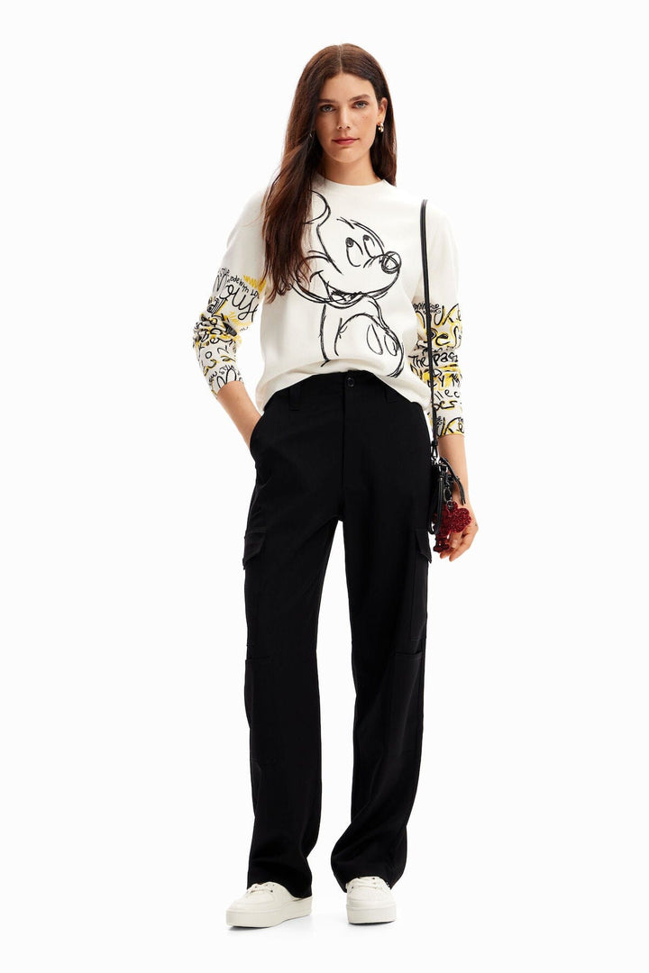 Pull brodé Mickey Mouse Desigual 