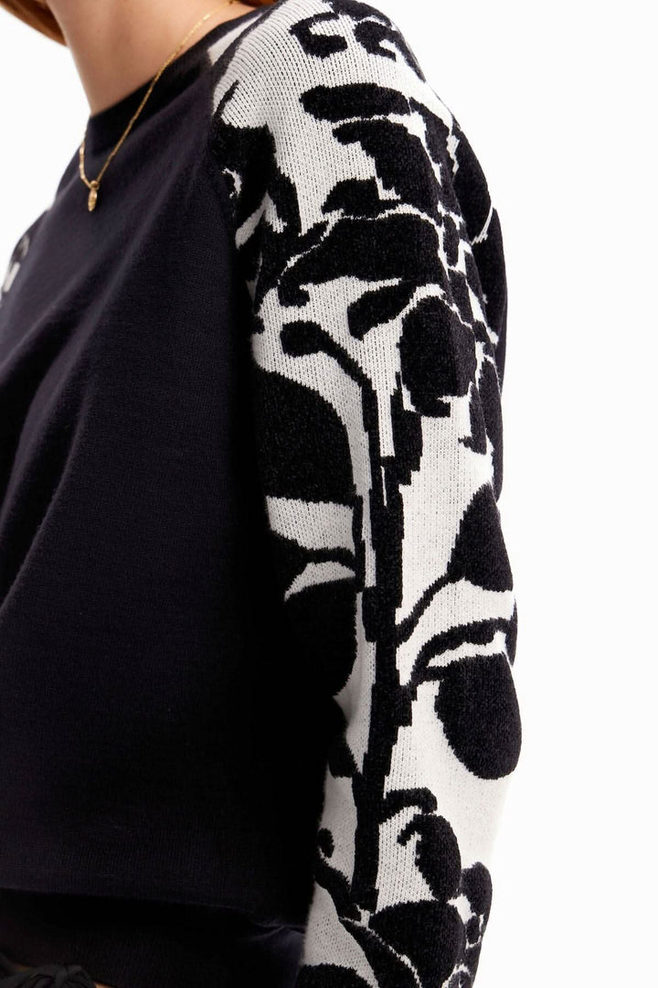 Pull combiné fleurs Desigual 