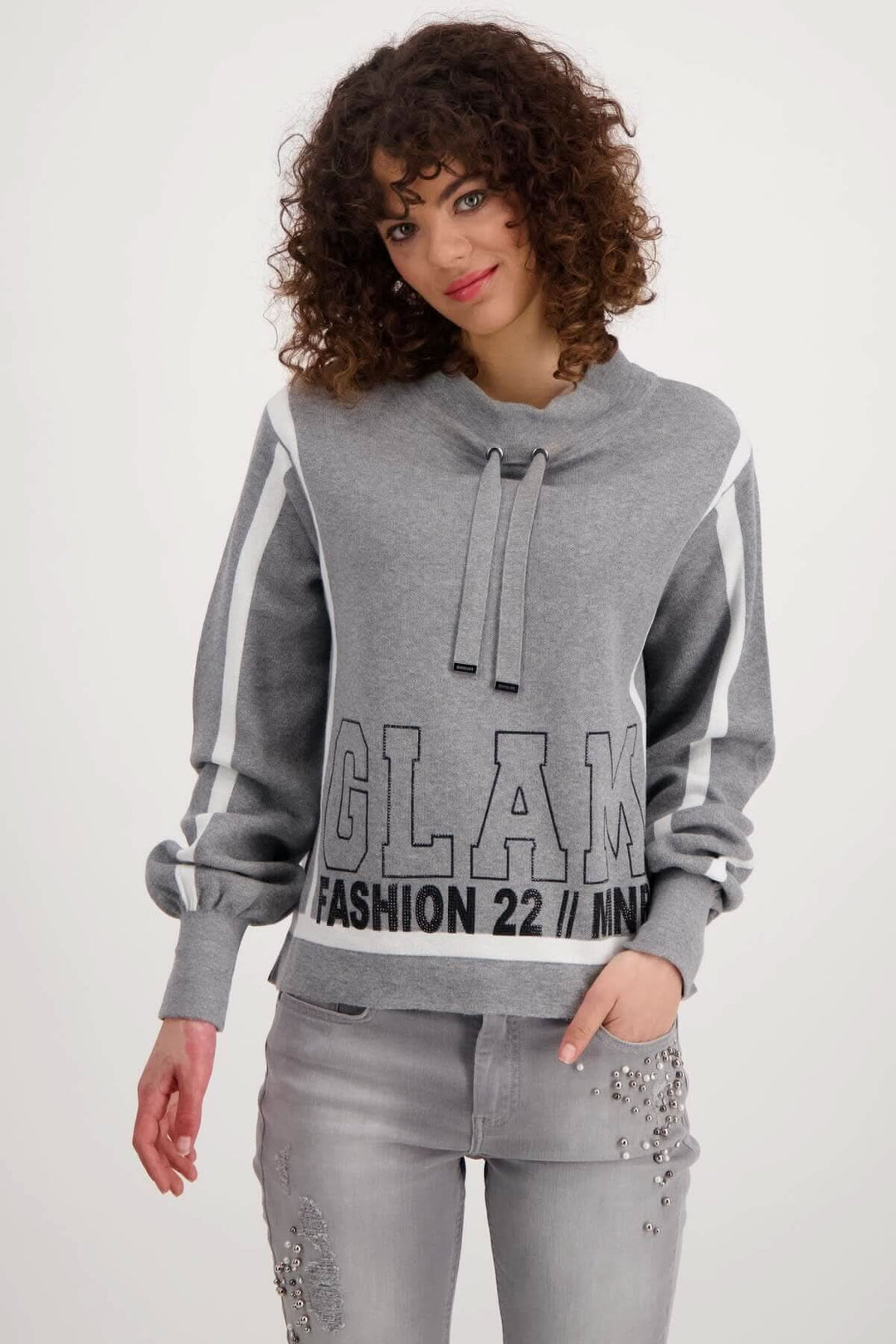 Pull en maille à col montant Femme - Hauts - Chandail Monari