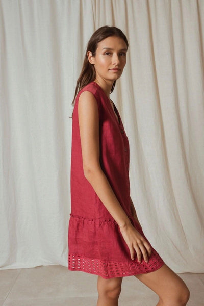 Robe courte en chanvre Indi & cold 