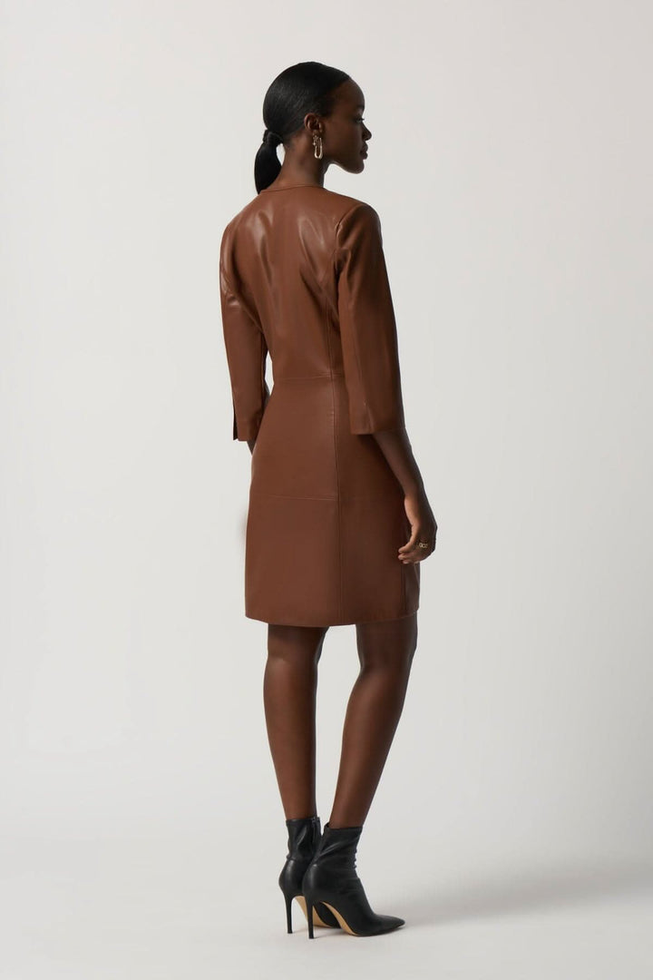 Robe courte en similicuir Joseph Ribkoff 