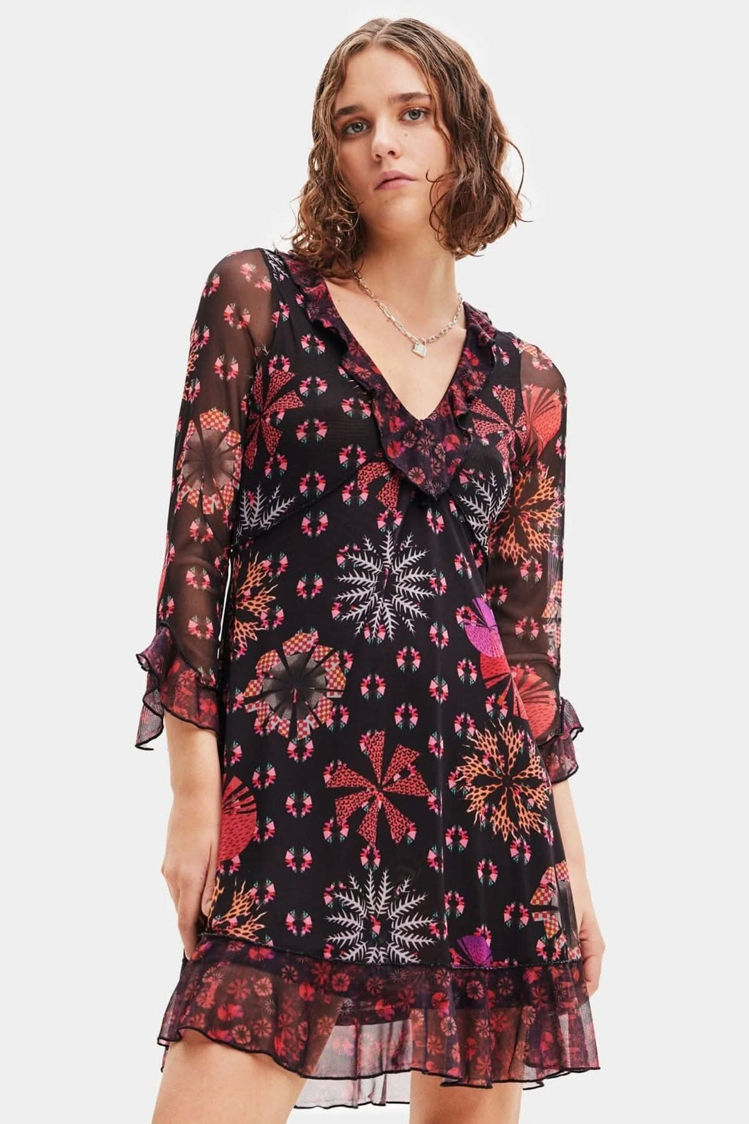 Robe décontractée Desigual XL Noir 