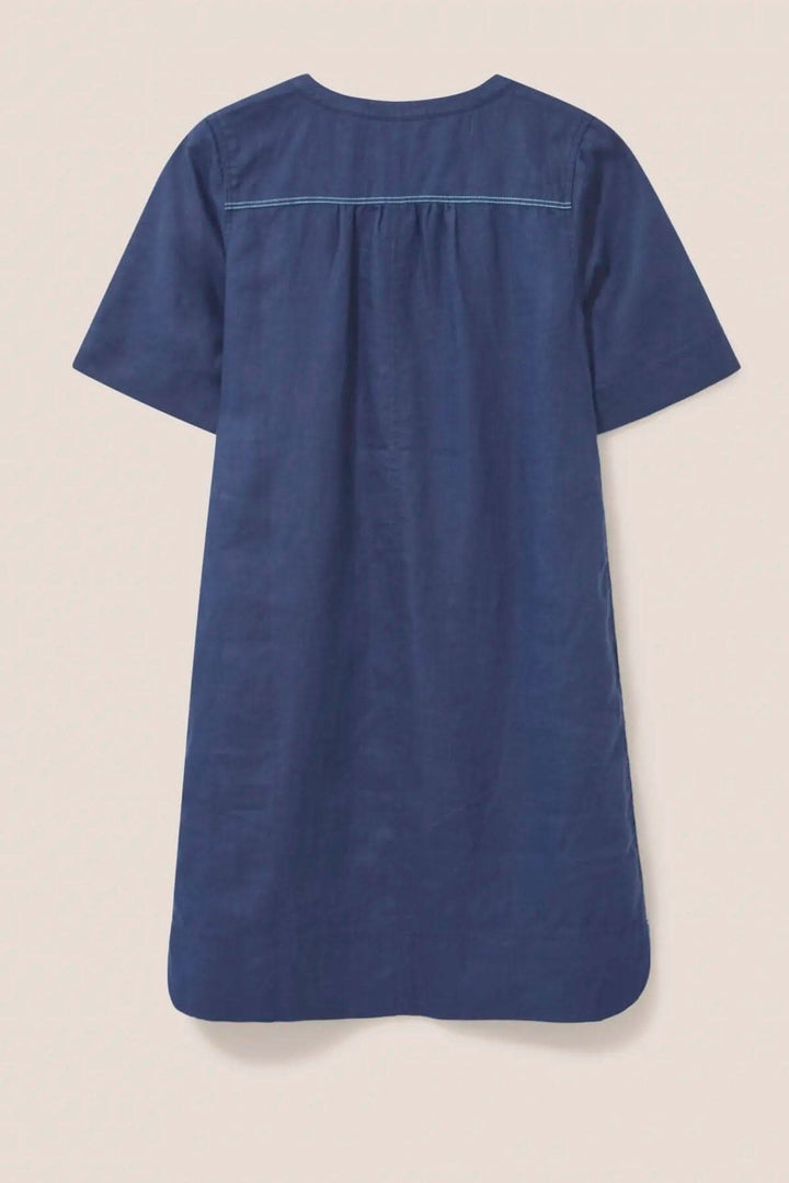Robe droite en lin June White Stuff 