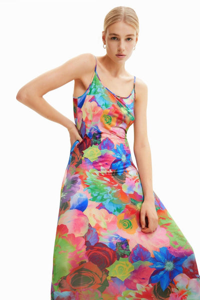 Robe fleurie slim Desigual 