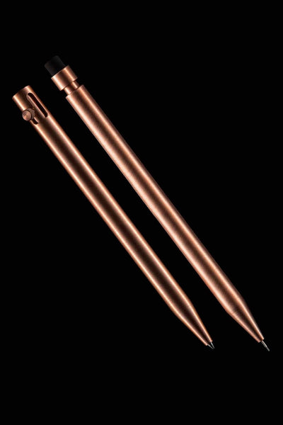 Stylo à bille + crayon à clic Modern Fuel LLC Cuivre Cuivre 
