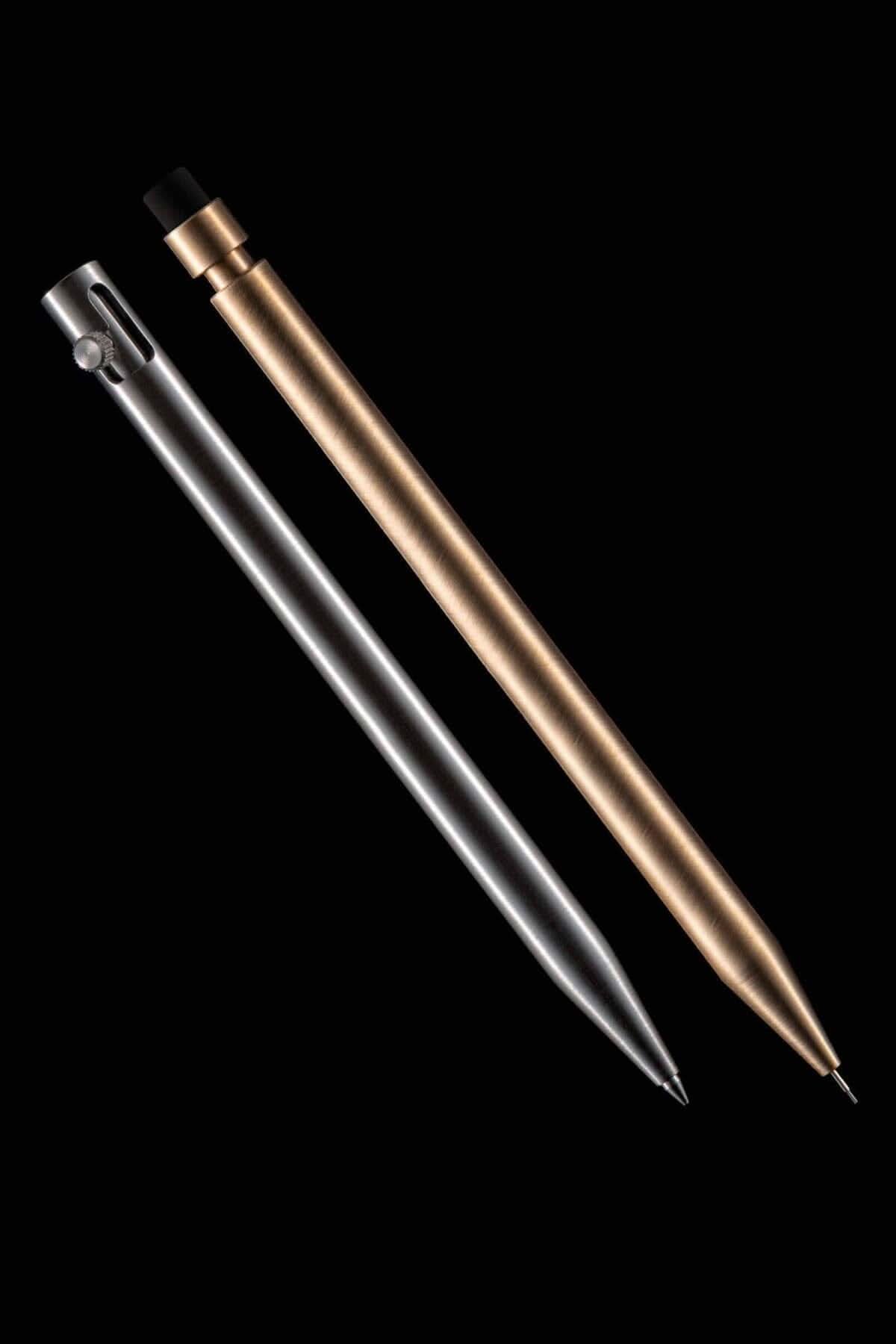Stylo à bille + crayon à clic Modern Fuel LLC Titane Bronze 
