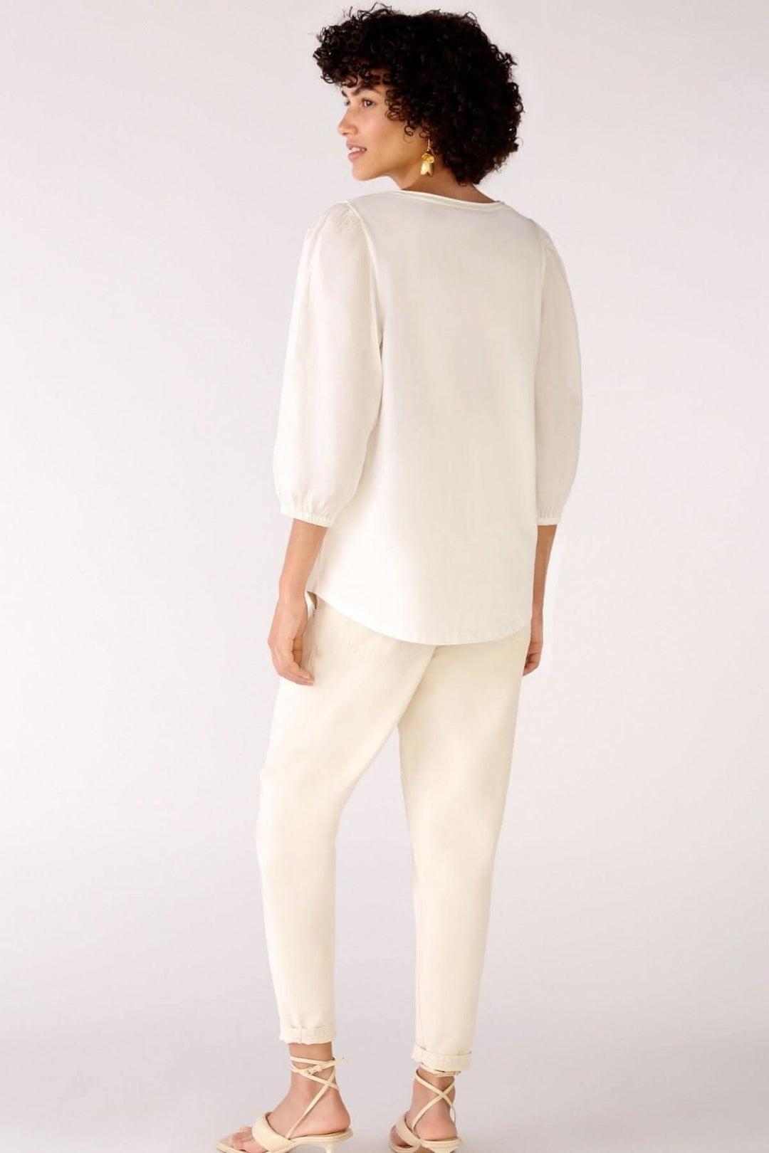 T-shirt avec manches volumineuses Oui 