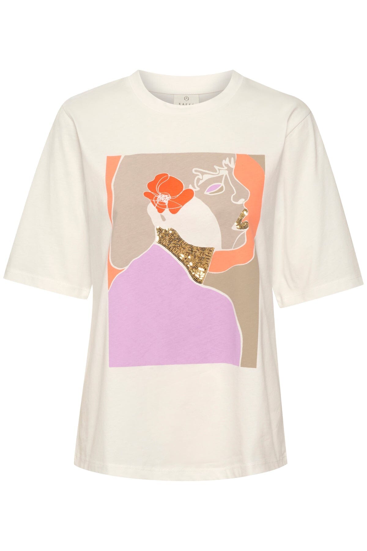 T-shirt Bloom Kaffe 