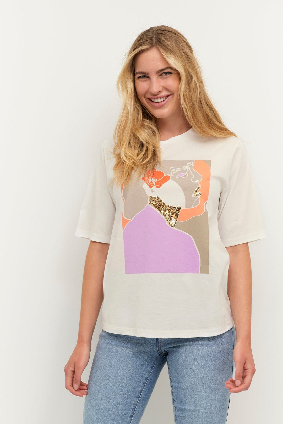 T-shirt Bloom Femme - Hauts - T-shirt Kaffe