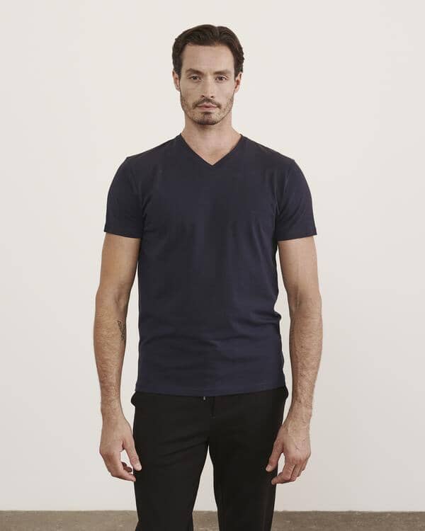 T-shirt col en V Homme - Hauts - T-shirt Patrick Assaraf