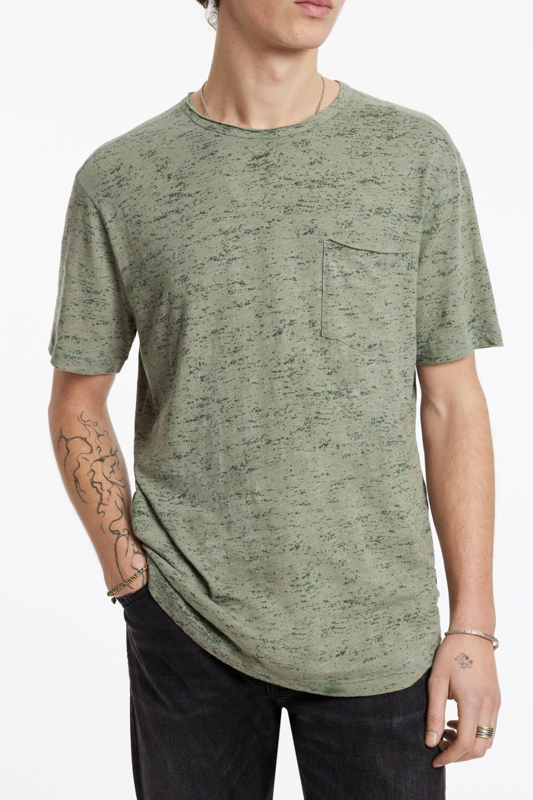 T-shirt Cooper John Varvatos Star USA XS Vert 