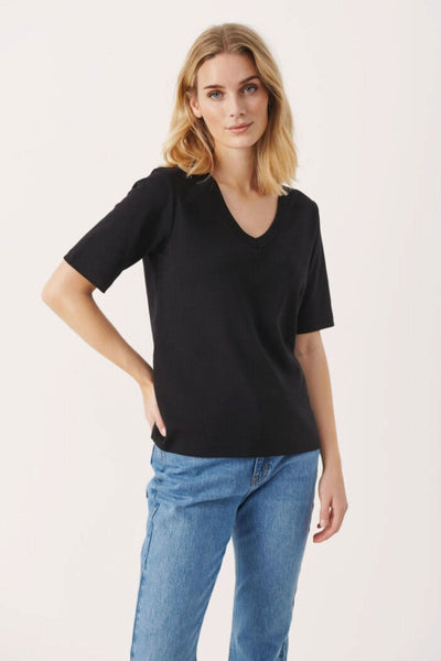 T-shirt coton Ratansa Part Two XS Noir 