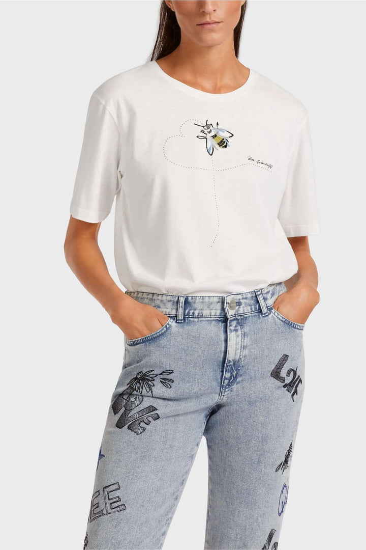 T-shirt imprimé abeille Femme - Hauts - T-shirt Marc Cain