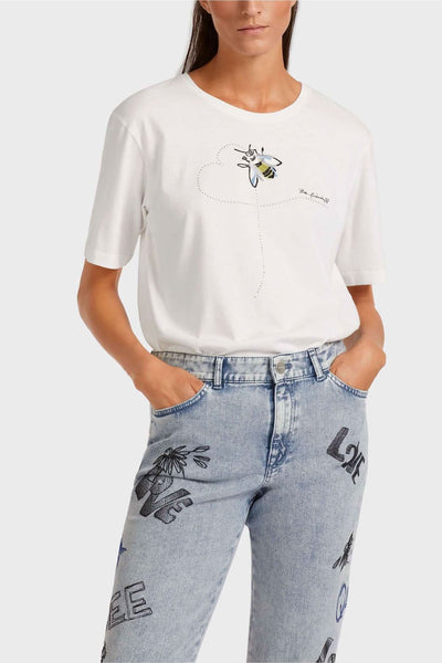 T-shirt imprimé abeille Marc Cain 