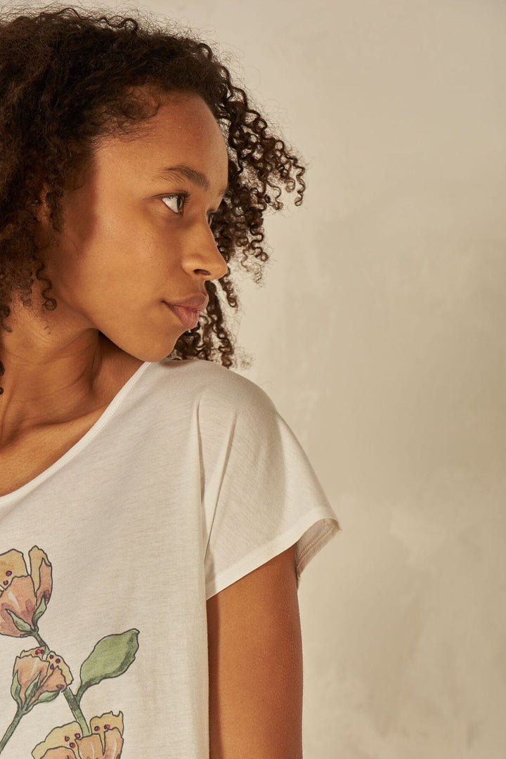 T-shirt imprimé floraux Femme - Hauts - T-shirt Nile