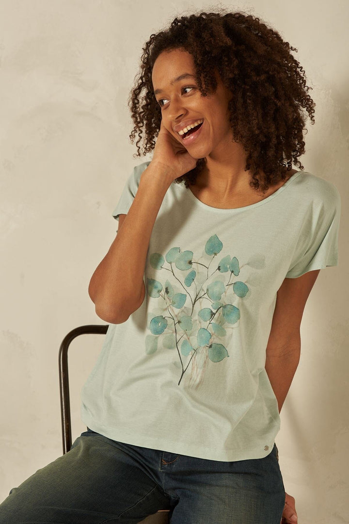 T-shirt imprimé floraux Nile L Vert 