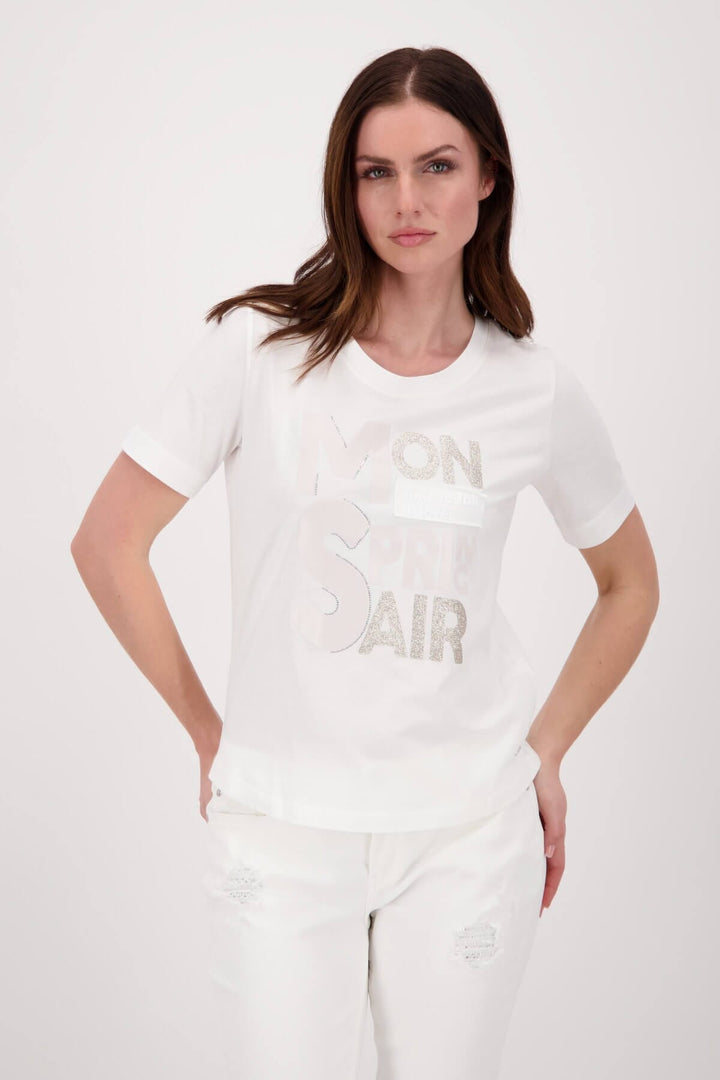 T-shirt inscription ton sur ton Femme - Hauts - T-shirt Monari