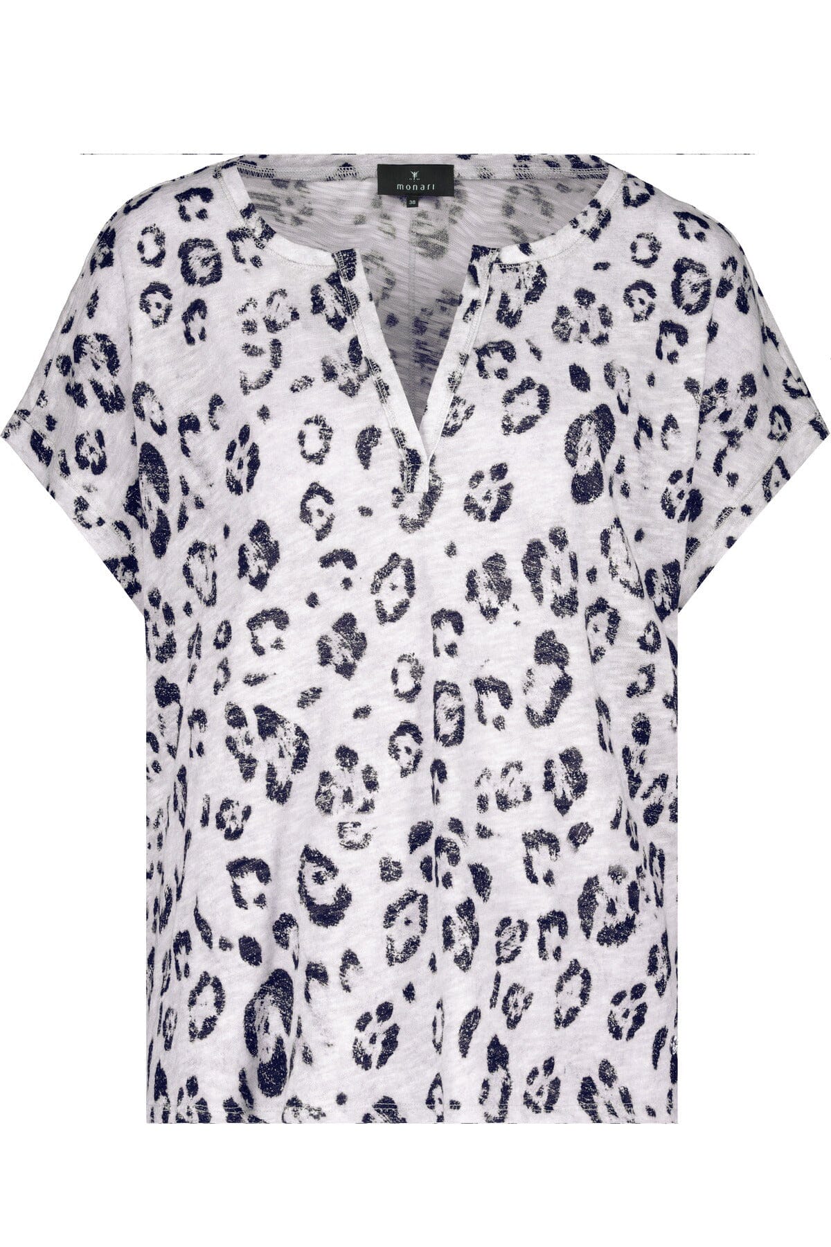 T-shirt motif léopard Monari 