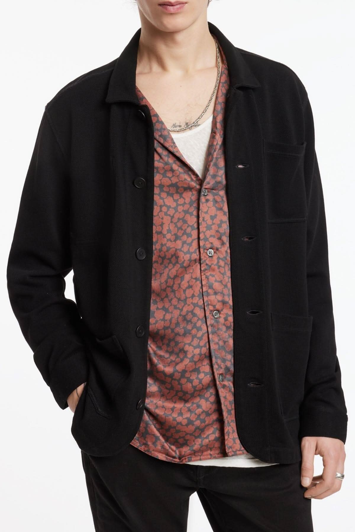 Veste longue John Varvatos Star USA XS Noir 